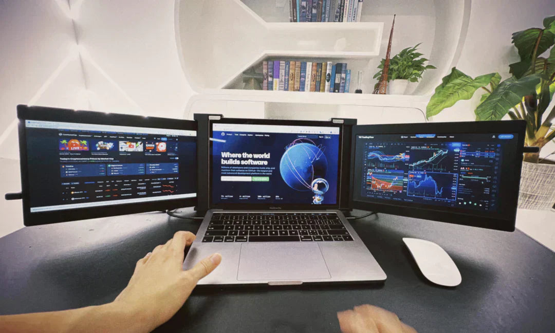 Tripix – Triple écran portable